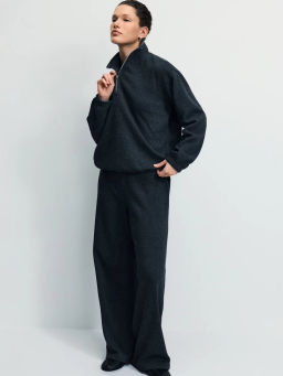 Толстовка на молнии оверсайз / Zarina