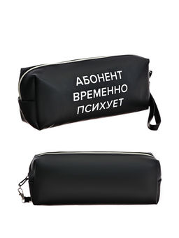 Пенал мягкий, 1 отделение, 80х215х50 мм, deVENTE " Абонент временно психует", объемный, искусственная кожа