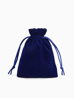 Набор бархатных подарочных мешочков 50шт. "Классика", 9*12, цвет синий (4621403)