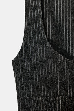 PINSTRIPE SHORT DRESS - Zara фото 7