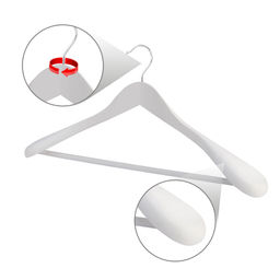 Набор вешалок дерев., 2 шт., с расшир. плеч., 44.5*23*5.8 см, JAPANESE WHITE, шт - Valiant фото 5