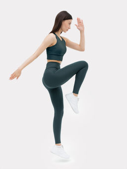 Брюки (легинсы) женские темно-зеленые т.зеленый 342302 - Mark formelle фото 5