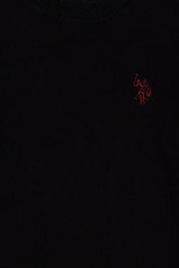 U. S. Polo Assn Черный базовый свитер для мальчика - U.s. polo assn фото 3