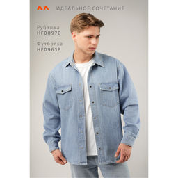 Мужская джинсовая рубашка Happyfox