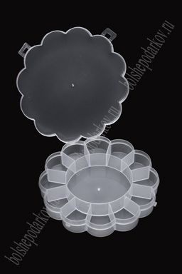 Пластиковый органайзер "Цветочек" 15,5*15,5*2,5 см (SF-7262)