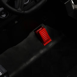 Электромобиль детский "Супер машина" (цвет черный)