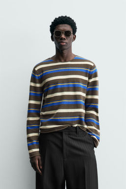 LIMITED EDITION STRIPED JACQUARD JUMPER - Zara фото 12