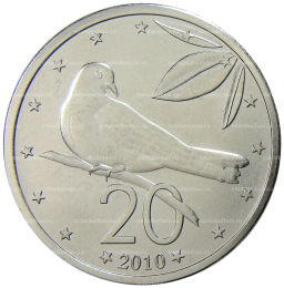 20 центов 2010 года Острова Кука