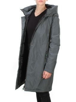 21-975 DARK GREEN Пальто зимнее женское AIKESDFRS (200 гр. холлофайбера)