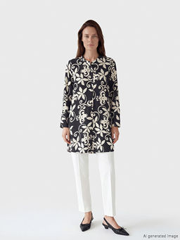 Hakim Yaka Desenli Kad?n G?mlek Tunik