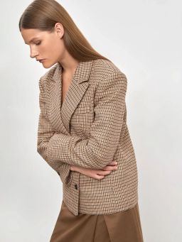 EMKA // Двубортный жакет прямого кроя фото 4