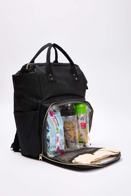 Siyah Fonksiyonel Termal Anne Bebek Bak?m/S?rt Cantas? TAKAW26SI00000