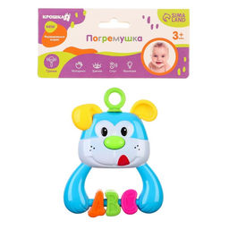 Погремушка Крошка Я «Собачка», от 3 мес., МИКС