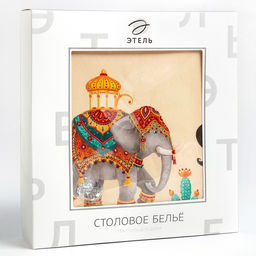 Скатерть Этель Нью-Дели 110х145+/-3см,100 % хл, саржа 190 гр/м2  фото 14