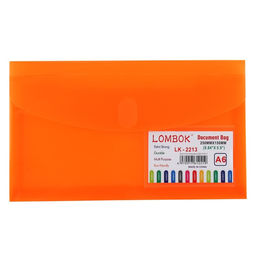 Цена за 12 шт. Папка-конверт на липучке А65, 180 мкр, с расширением, карман для визиток, МИКС - Simaland фото 6