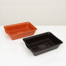 Туалет глубокий с сеткой 36×25×9 см, коричневый