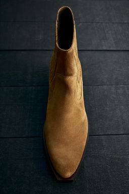 LEATHER COWBOY BOOTS LIMITED EDITION - Zara фото 8