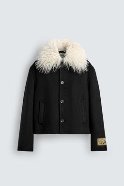 SHORT COMBINED COAT HARRY LAMBERT FOR ZARA X DISNEY  фото 8