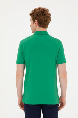 Мужская зеленая базовая футболка Неожиданная скидка в корзине - U.s. polo assn фото 5