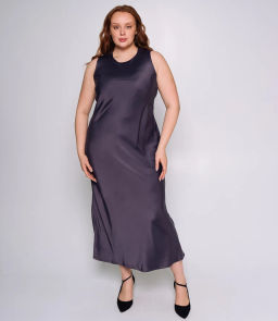 Платье #БШ2340, графит