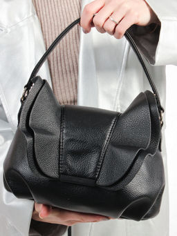 LACCOMA сумка Эльза-Y2005-черный эко кожа хлопок  фото 7