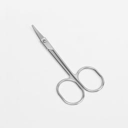 Цена за 3 шт. Ножницы маникюрные QF, для кутикулы, загнутые, узкие, 9 см