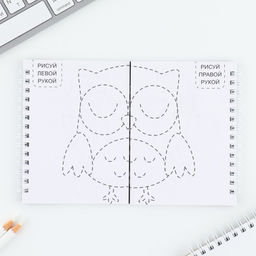 Подарочный набор, двойной блокнот на гребне с заданиями 15?12 см, 30 л. и ручка 23 февраля: Я тебя защитю - Artfox фото 4