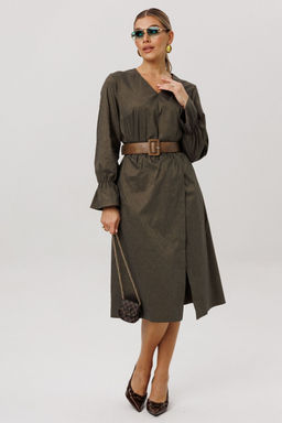 Платье ANELLI 1745 золотые струны  фото 4