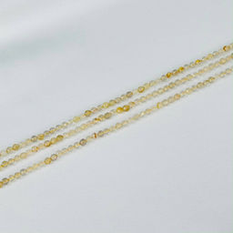 Бусины для украшений из Рутилового кварца (130 бусин) 39 см