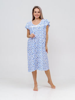 Ночная сорочка женская, цвет синий