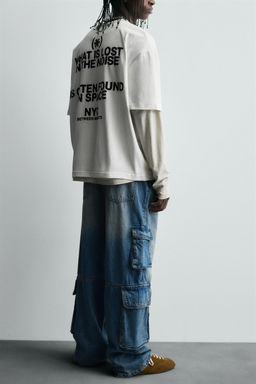 RUBBERISED PRINT T-SHIRT - Zara фото 6