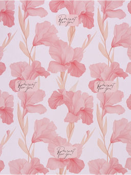 Цена за 10 шт. Бумага упаковочная двухсторонняя Цветы, 70 х 100 см