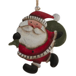 Изделие декоративное подвесное "Дед Мороз", L8 W0,5 H9,5 см, 4в.