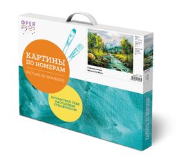 ФРЕЯ PNB/PL-078 Набор для раскрашивания по номерам 50 х 40 см Горная речка фото 5