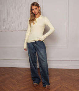 Джемпер #КТ3127, жёлтый