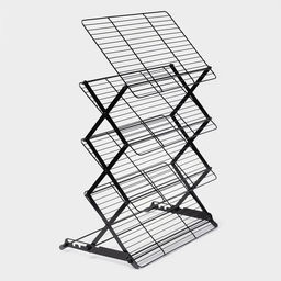 Решётка для глазирования и остывания кондитерских изделий KONFINETTA, 4 яруса, 43.5?25.5?8 см, чёрная  фото 4