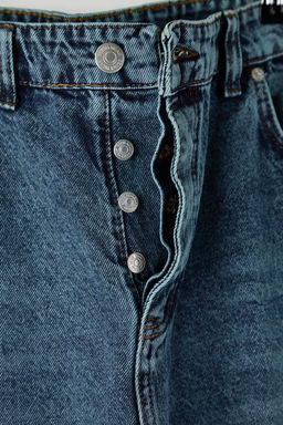 TRENDYOL MAN Ac?k Mavi %100 Pamuk Baggy Fit Jeans Bol Kot Pantolon TMNAW24JE00027 - Trendyolmilla фото 80