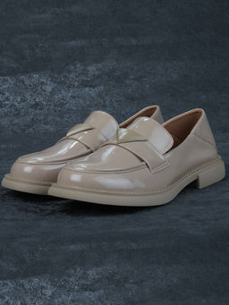 06-PDAG72-2 DK. BEIGE Туфли женские (натуральная кожа)