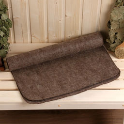 Лежак для бани Классический, войлок, темный, 150х50см - Добропаровъ фото 18