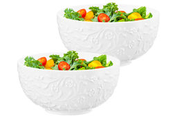 Набор салатников 2 пр. 11,5*11,5*5,5 см 350 мл "Веточки-цветочки"