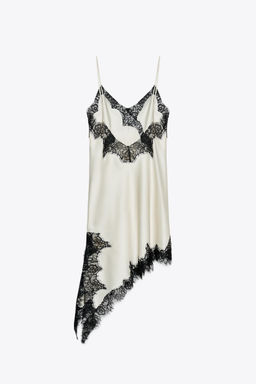 ASYMMETRIC LACE DRESS ZW COLLECTION