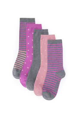 Женские серые меланжевые носки Дополнительная скидка 11% в корзине