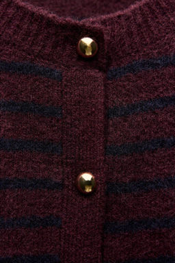 STRIPED KNIT CARDIGAN - Zara фото 13
