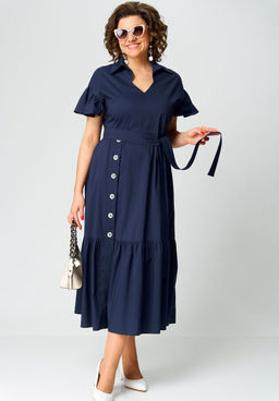 Платье EVA GRANT 7325В темно-синий