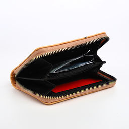 Кошелёк детский на молнии «Выбражулька», оранжевый