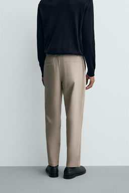 PANTAL?N REGULAR FIT CONFORT / Beige - Zara фото 3