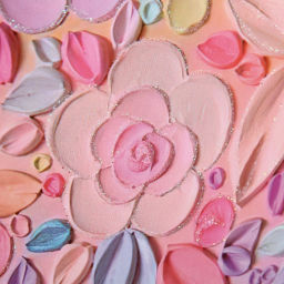 Пакет подарочный "Луговые цветы" 23*18*10 см