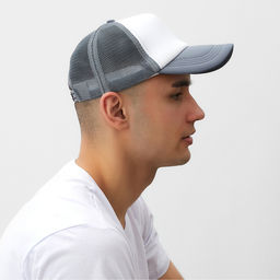 Бейсболка с сеткой MINAKU, серый, размер 56-58