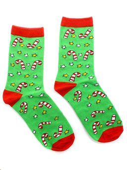 Носки НГ р.35-40 Новогоднее настроение Леденцы - Krumpy фото 2