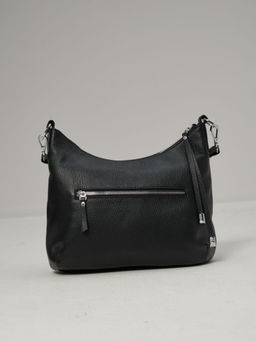 Сумка кожаная на плечо Azaro 3405 черная